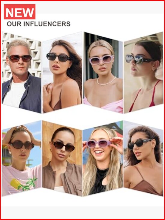 Retro Rectangle Polarized Sunglasses with UV400 Protection main image 6